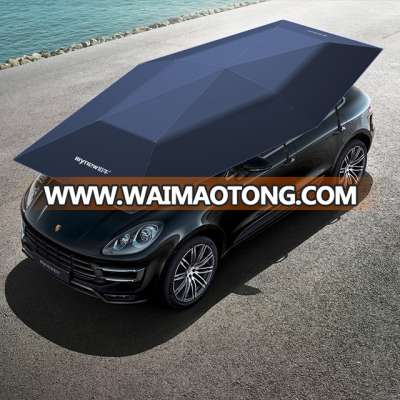 Mynew Automatic fold Car Exterior Accessories car umbrella 4.8M black  blue color  with Wireless Remote Controller